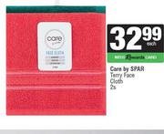 Care By Spar Terry Face Cloth-2s