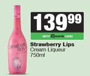 Strawberry Lips Cream Liqueur-750ml
