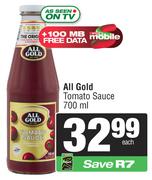 All Gold Tomato Sauce-700ml