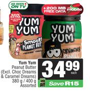 Yum Yum Peanut Butter-380g/400g