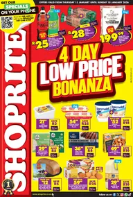 Shoprite KwaZulu-Natal : Low Price Bonanza (15 January - 18 January 2026)