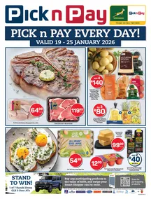 Pick n Pay Western Cape : Weekly Specials (19 January - 25 January 2026)