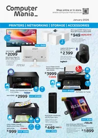 Computer Mania : Printers, Networking, Storage & Accessories (01 January - 31 January 2026)