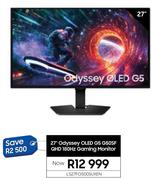Samsung 27" Odyssey OLED G5 G50SF QHD 180Hz Gaming Monitor LS27FG500SUXEN