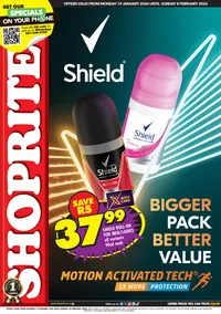 Shoprite : Shield Promotion (19 January - 08 February 2026)