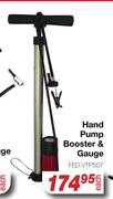 Hand Pump Booster & Gauge FED.VTP507