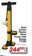 Dual Action Plastic Hand Pump With Gauge TT320 FED.VTP320