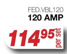 Jumper Cables 120 Amp FED.VBL120