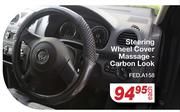 Steering Wheel Cover Massage-Carbon Look FED.A158