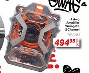 RA 4 Awg Amplifier Wiring Kit 2 Channel REF.RAEL4-Per Kit