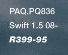 PartQuip Wheel Bearing Kit For Suzuki Swift 1.5 08- PAQ.PQ836