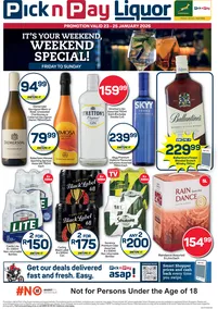 Pick n Pay : Weekend Specials! (23 January - 25 January 2026)