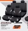 Auto Gear Monaco Seat Cover Set 11 Piece Set (Black & Grey Or Black & Blue) SA90/1
