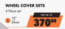 Auto Gear Wheel Cover Sets 4 Piece Set 13" (Silver) WC14-13