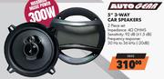Auto Gear 5" 3 Way Car Speakers 2 Piece Set SK02