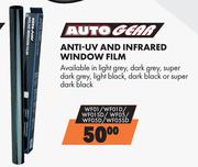 Auto Gear Anti UV & Infrared Window Film WF01/WF01D/WF01SD/WF05/WF05D/WF05SD