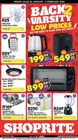 Shoprite : Back To Varsity (26 January - 08 February 2026)