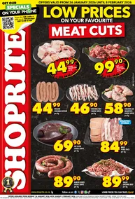 Shoprite KwaZulu-Natal : Low Prices On Your Favourite Meat Cuts (26 January - 08 February 2026)