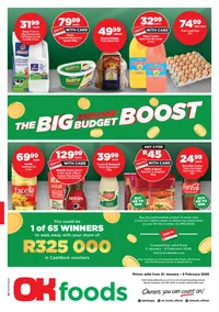 OK Foods Gauteng, Mpumalanga, Limpopo & North West : The Big January Budget Boost (21 January - 08 February 2026)