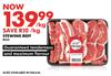 Stewing Beef (Bulk)-Per Kg