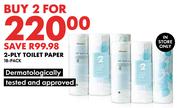 2-Ply Toilet Paper (18 Pack)-For 2