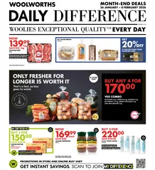 Woolworths Gauteng, Northern Cape, Limpopo, Mpumalanga, Free State & North West : Daily Difference (26 January - 08 February 2026)