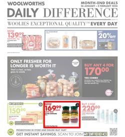 Woolworths Gauteng, Northern Cape, Limpopo, Mpumalanga, Free State & North West : Daily Difference (26 January - 08 February 2026), page 1