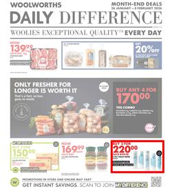 Woolworths Gauteng, Northern Cape, Limpopo, Mpumalanga, Free State & North West : Daily Difference (26 January - 08 February 2026), page 1
