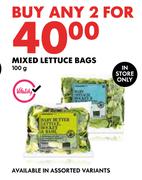 Mixed Lettuce Bags-For Any 2 x 100g