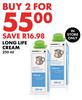 Long Life Cream-For 2 x 250ml