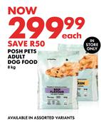 Posh Pets Adult Dog Food-8Kg
