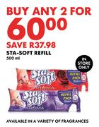 Sta Soft Refill-For Any 2 x 500ml