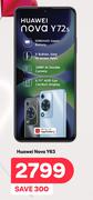 Huawei Nova Y63 (Deals Includes: Fast Charger & Cable + Phone Cover + Huawei Care+)