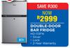 Midea 87Ltr Double-Door Bar Fridge HD-113FN