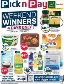 Pick n Pay Western Cape : Weekend Specials (29 January - 01 February 2026)
