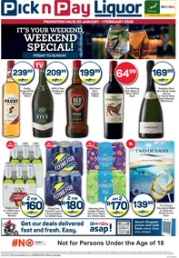 Pick n Pay : It's Your Weekend Special (30 January - 01 February 2026)