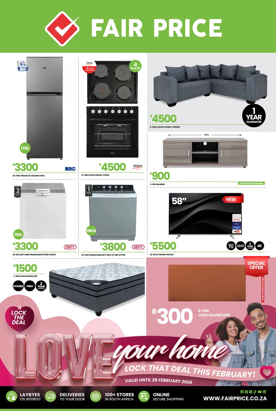 Fair Price : Love Your Home (31 January - 28 February 2026)