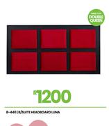 Luna Headboard Bedroom Suite 8-440