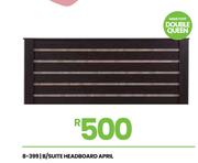 April Headboard B/Suite 8-399