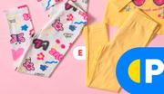 Girls 2 Pack Leggings (2-7 Years)-Per Pack