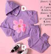 Girls Track Suits 2-7 Years-Per Set