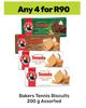 Bakers Tennis Biscuits-For Any 4 x 200g
