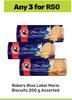 Bakers Blue Label Marie Biscuits-For Any 3 x 200g