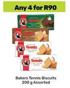 Bakers Tennis Biscuits-For Any 4 x 200g