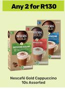 Nescafe Gold Cappuccino-For Any 2 x 10s