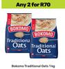 Bokomo Traditional Oats-For Any 2 x 1Kg