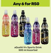 Aquelle Viv Sports Drink-For Any 6 x 500ml