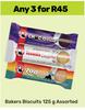 Bakers Biscuits-For Any 3 x 125g