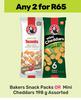 Bakers Snack Packs Or Mini Cheddars-For Any 2 x 198g