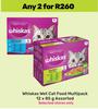 Whiskas Wet Cat Food Multipack-For Any 2 x 12 x 85g